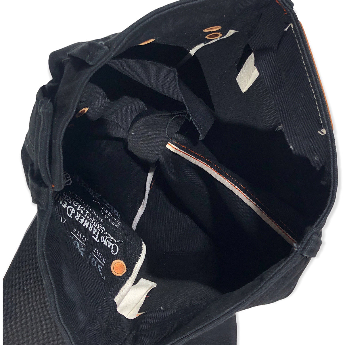 18oz Duck Canvas Black 5 POCKET Version