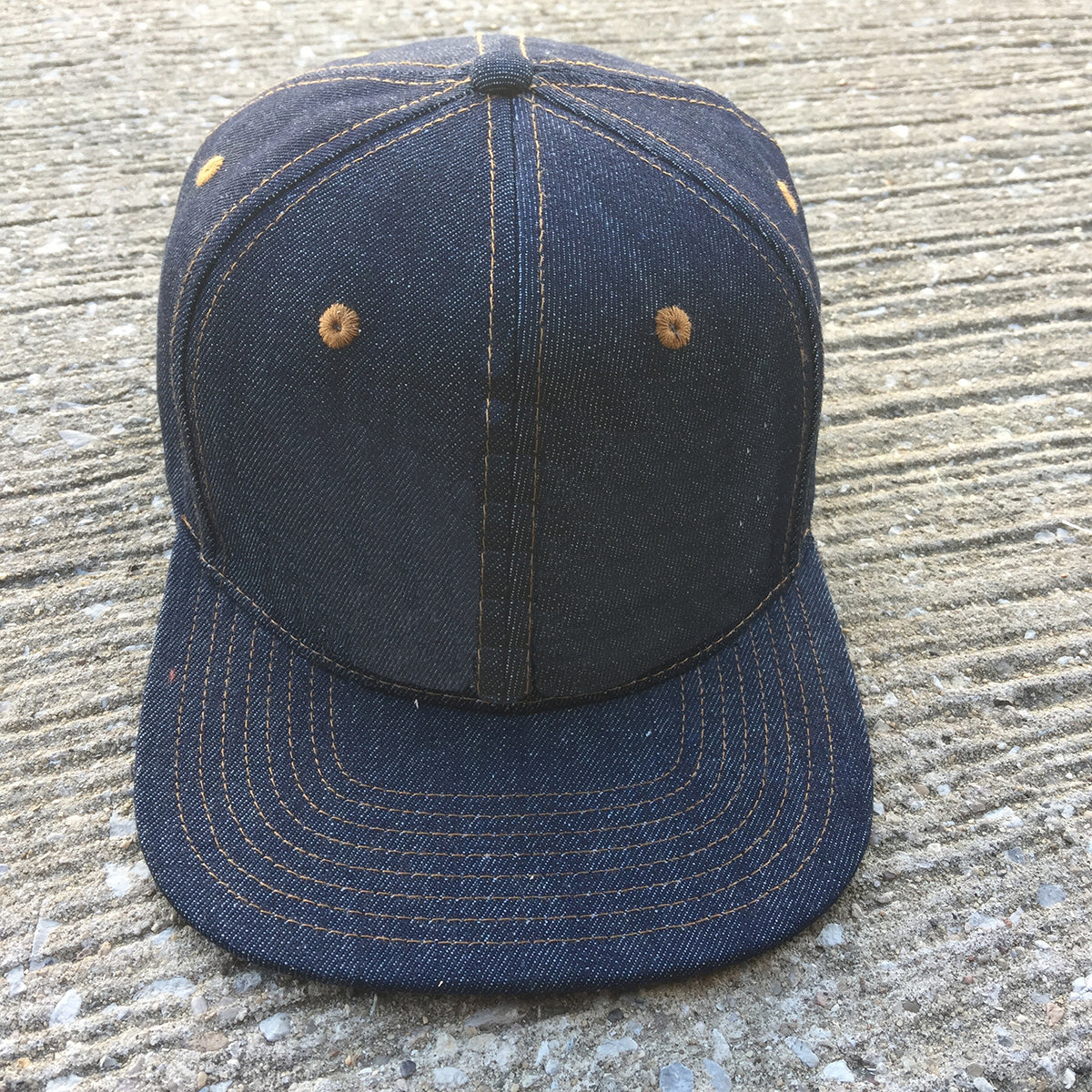 14oz TEXAS Denim Snapback HAT Embroidery Patch