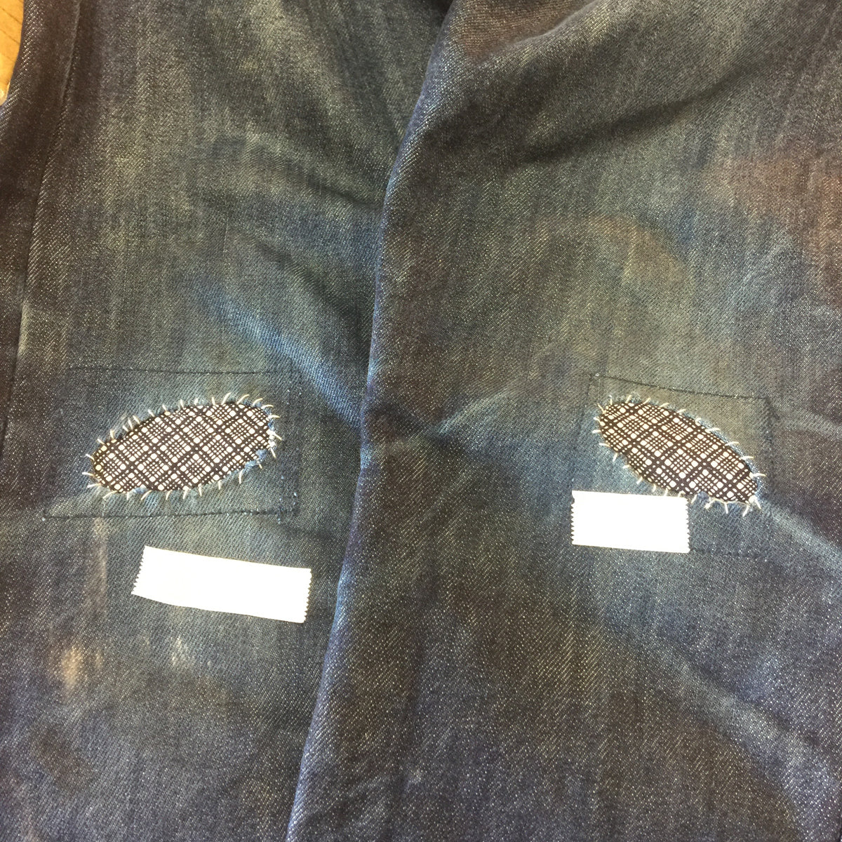 DENIM Repair. PATCHWORK Darning!