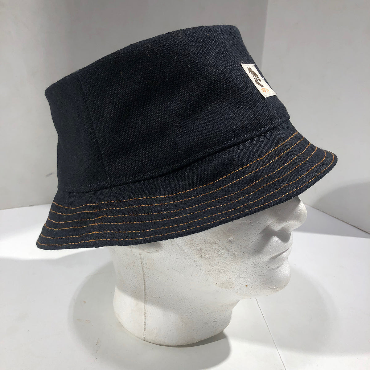 18oz USA Duck Canvas BUCKET HAT Short Brim Workman Label
