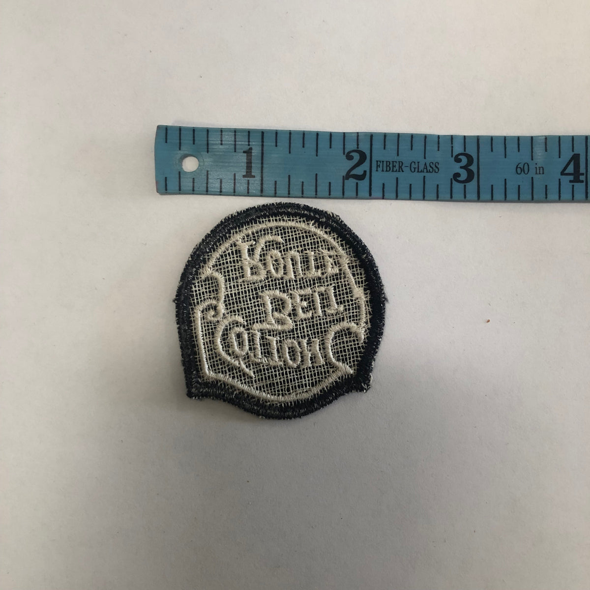 15oz Duck Canvas Lite Ochre Vintage HAT Patch 1970s "St. Louis Southwestern Railway COTTON BELT ROUTE" Patch