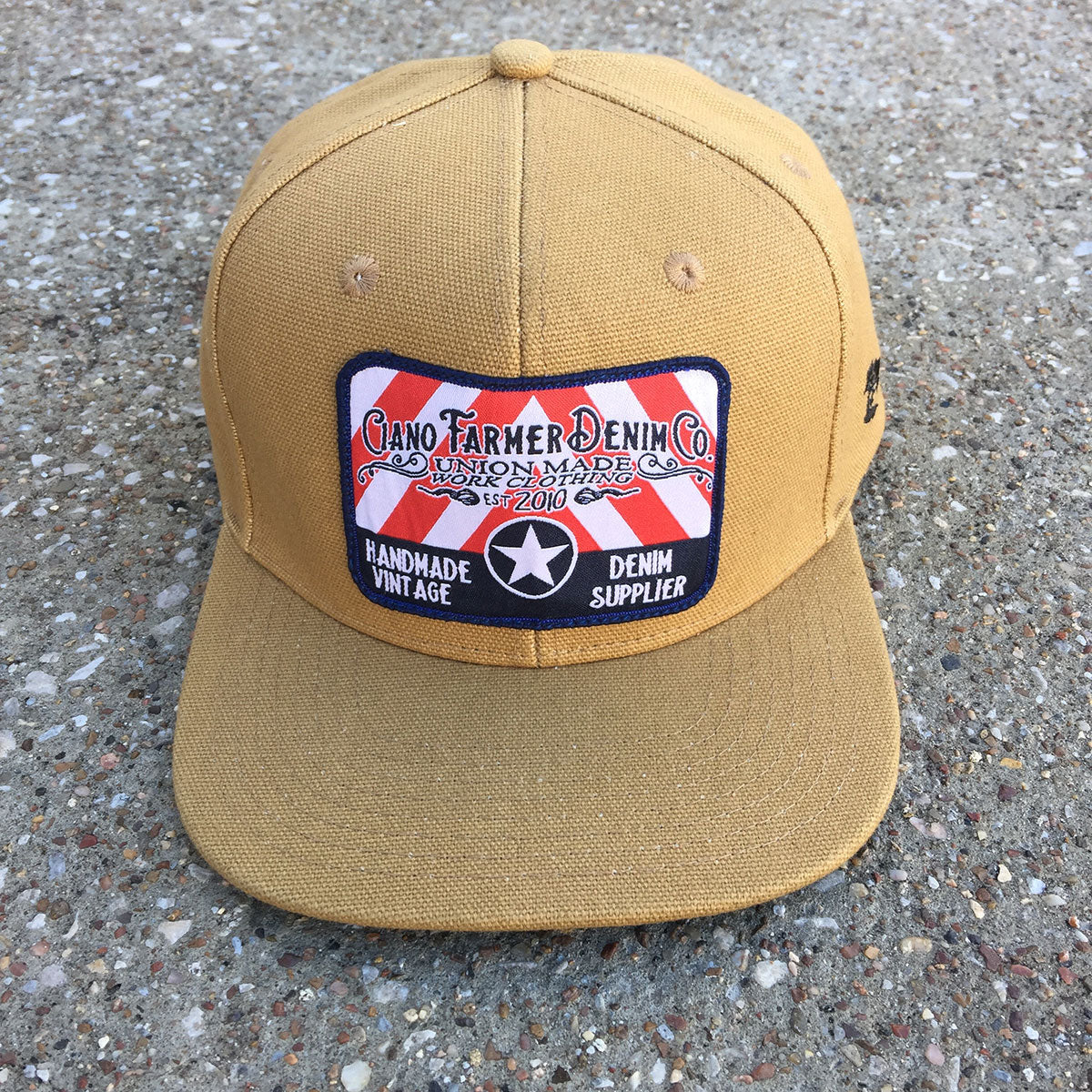 15oz USA Duck Canvas Snapback HAT Embroidery Patch – CFDCo.