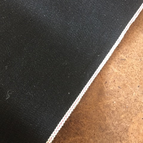 #6501 14oz Italian Double Black Red/White Selvage