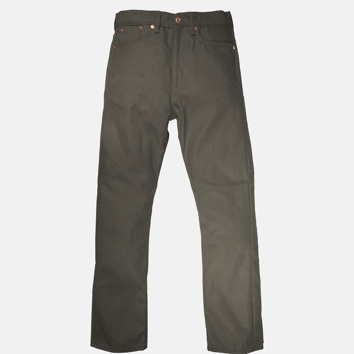 12oz Duck Canvas Olive Moss 5 POCKET Version