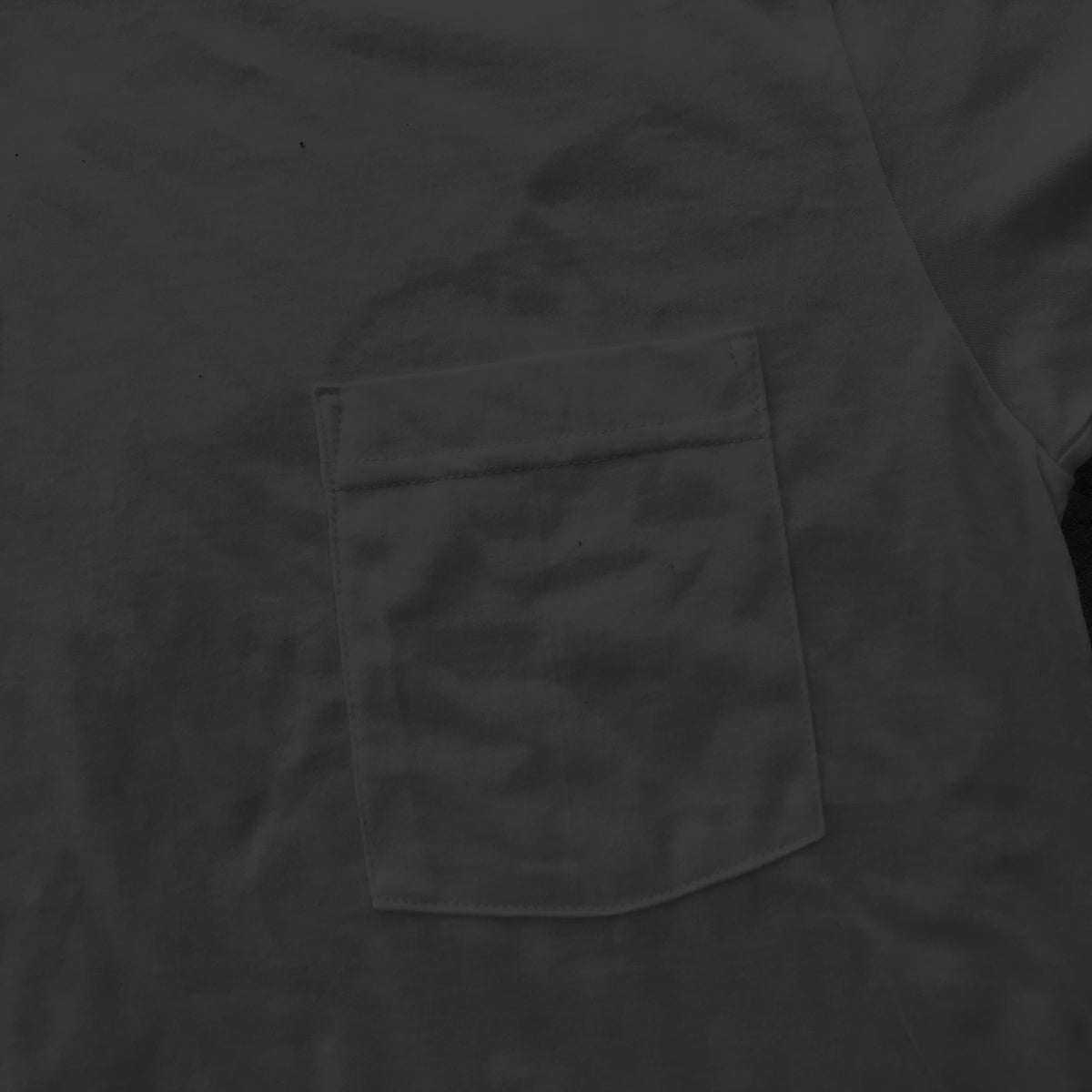 4.4oz TEXAS MADE " Pocket " Crew Neck Black