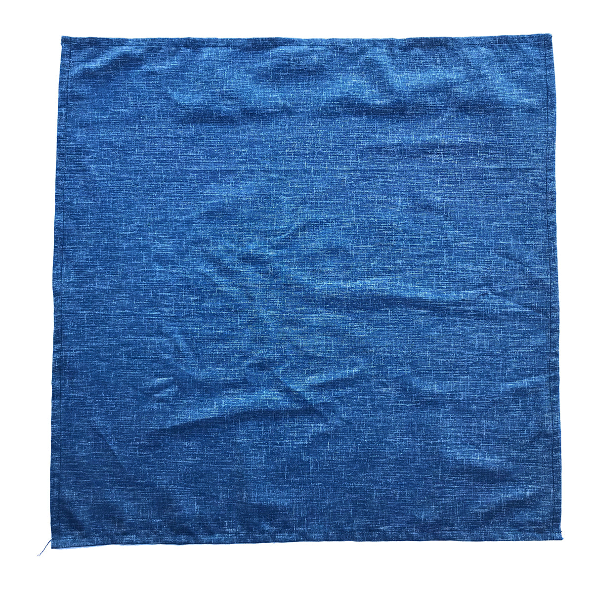 Japanese Nara Cotton Canvas Indigo Handkerchief 27.5 x 27.5 "TEX"