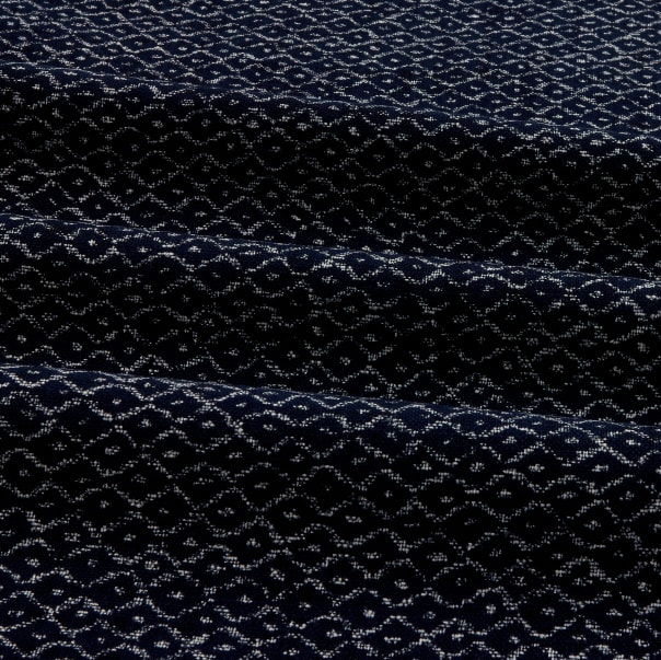 Japanese Nara Cotton Canvas Indigo Handkerchief 27.5 x 27.5 "TREL"