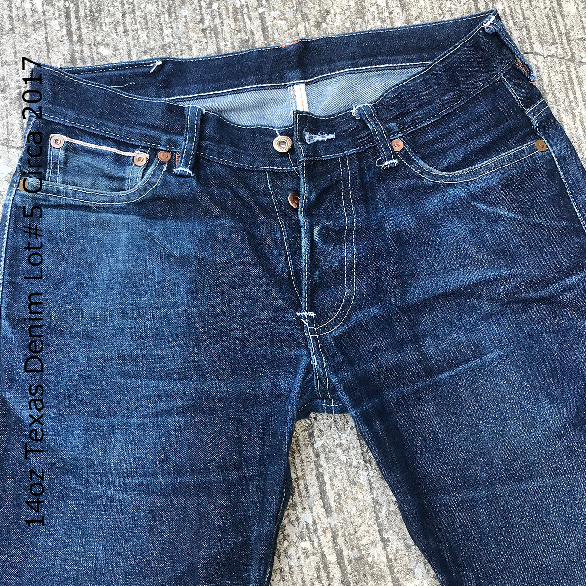 #27 13.5oz TEXAS Denim INDIGO Red Selvage