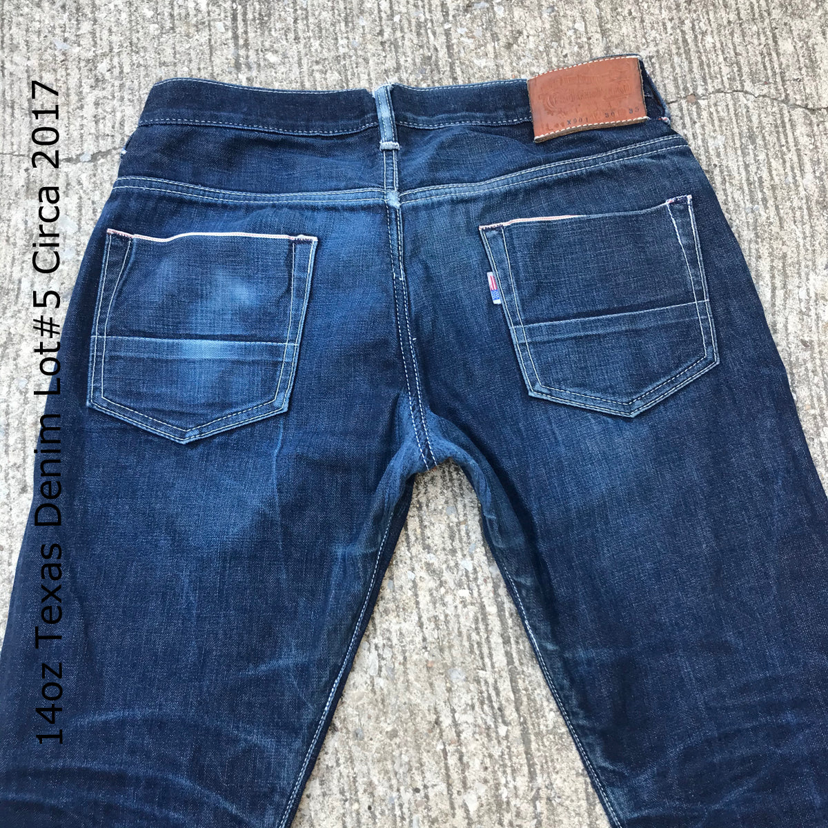 #27 13.5oz TEXAS Denim INDIGO Red Selvage