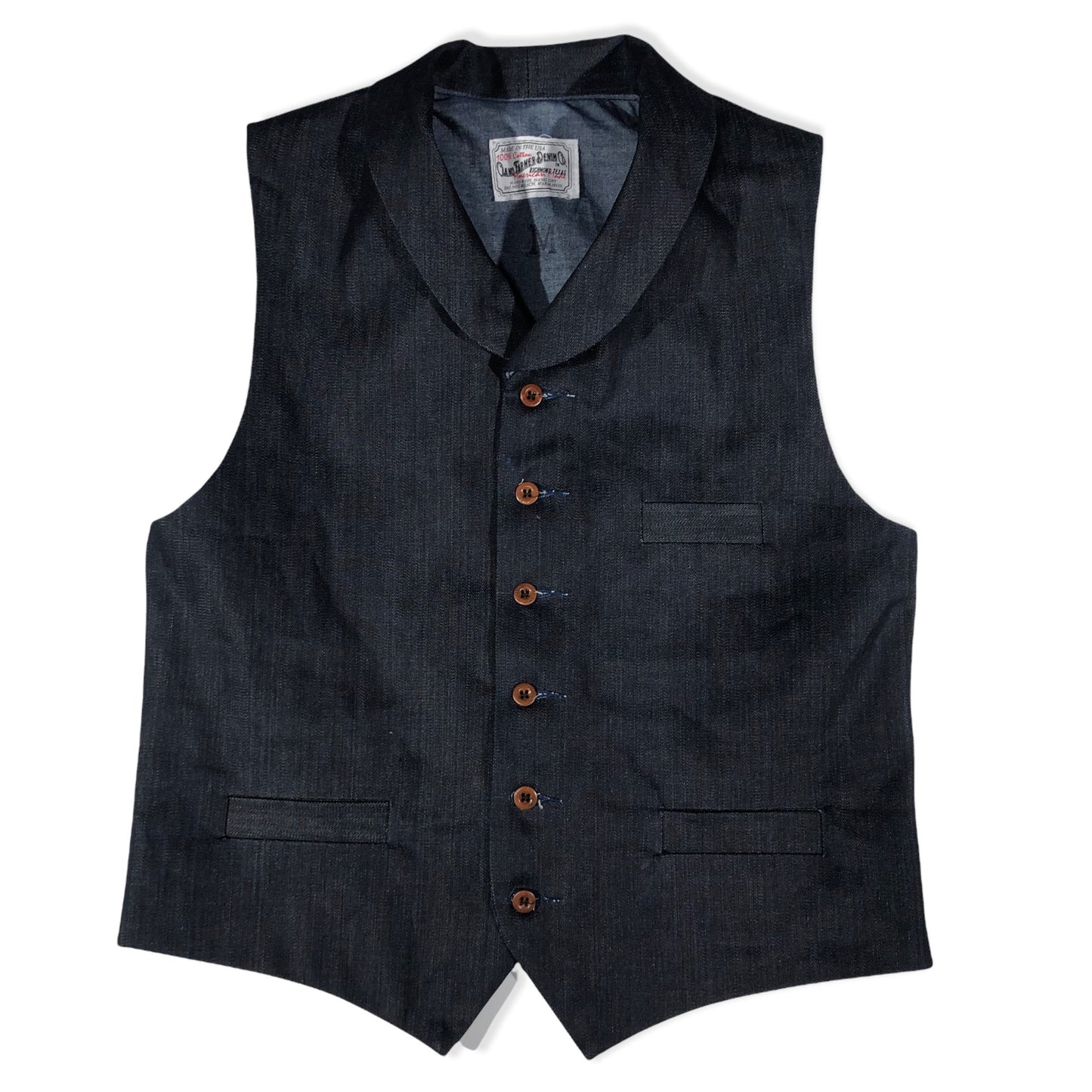 14oz Indigo Cone Mills White Selvage {Limited Quantities} Type D Waistcoat
