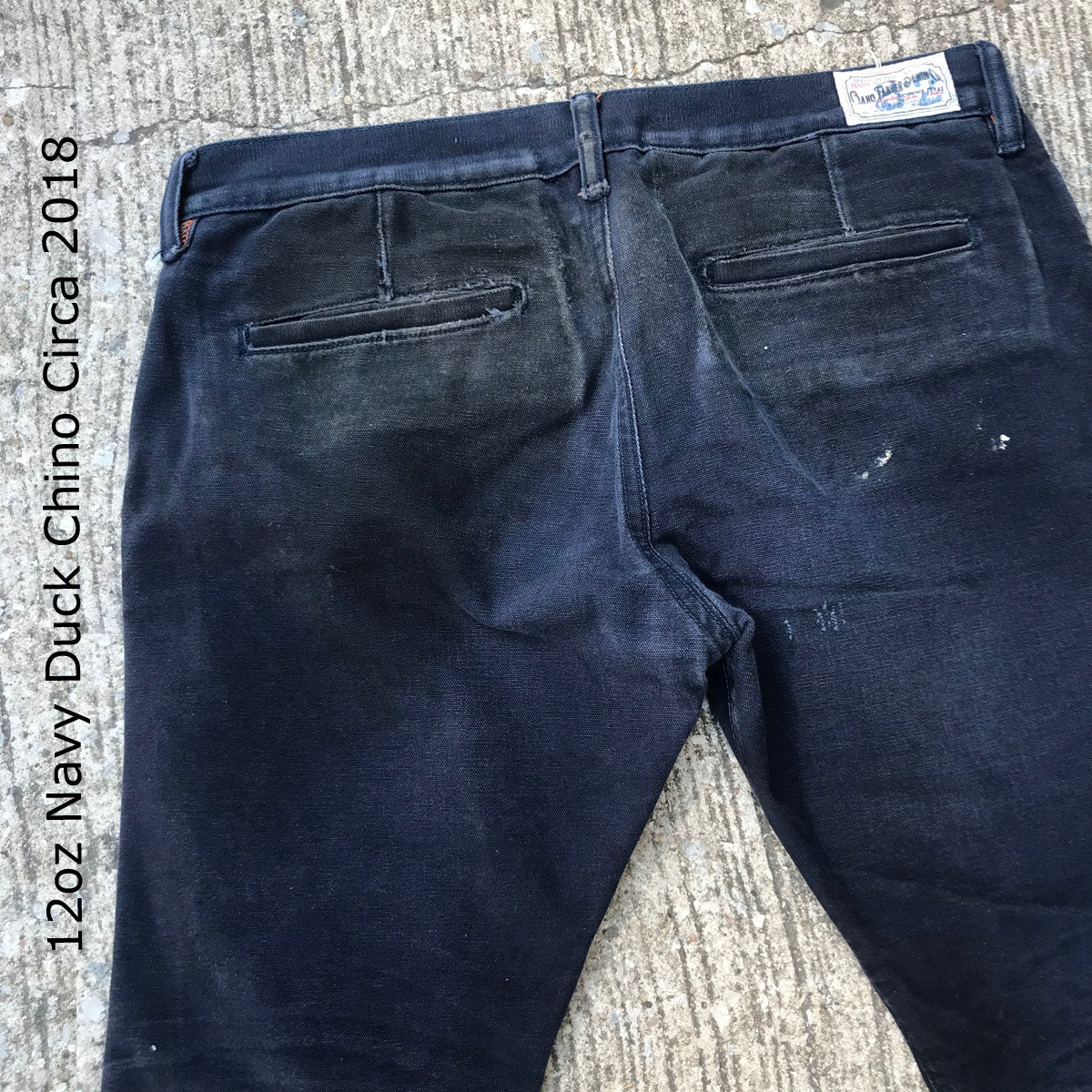 12oz Duck Canvas Navy CHINO Version