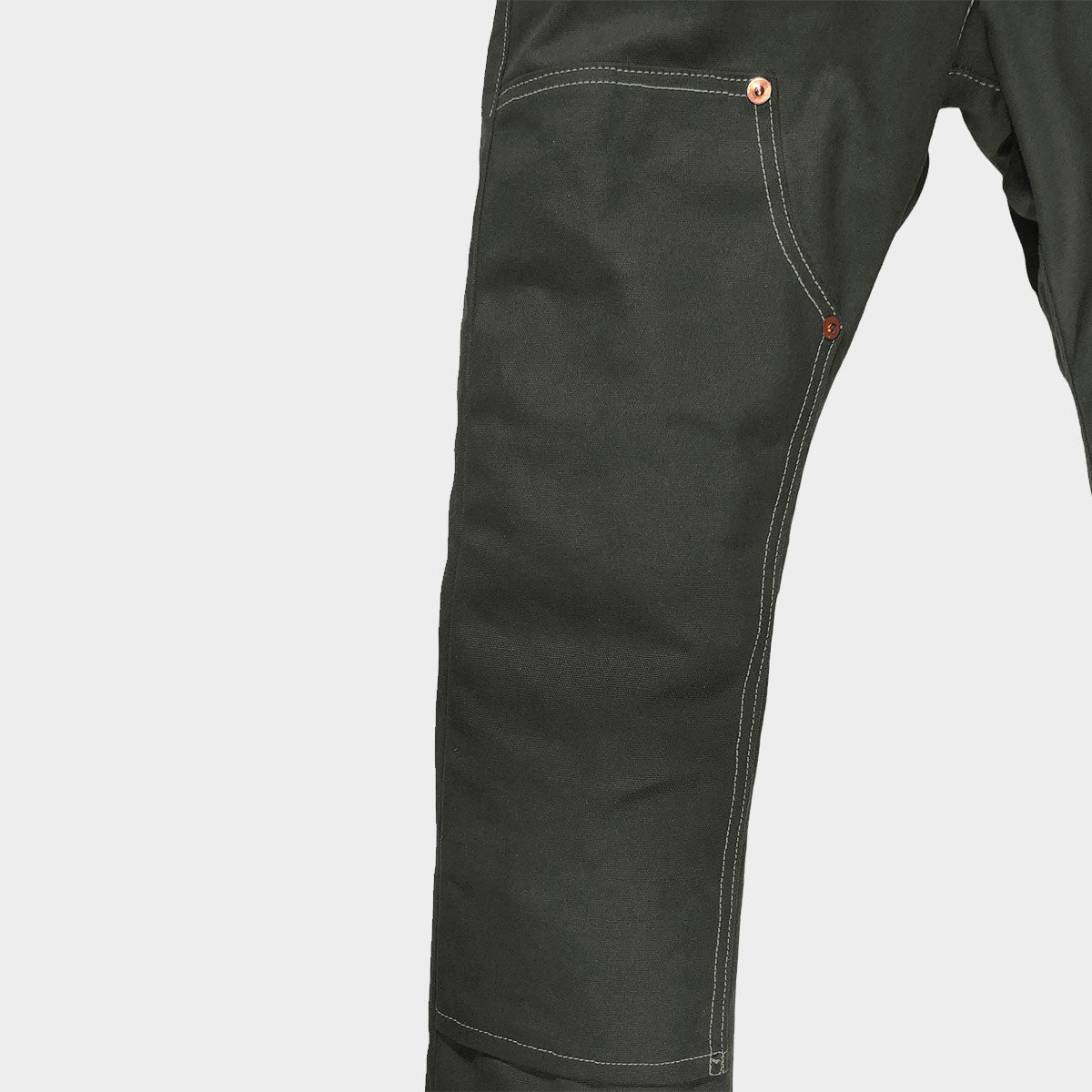 18oz Duck Canvas Olive 5 POCKET Version