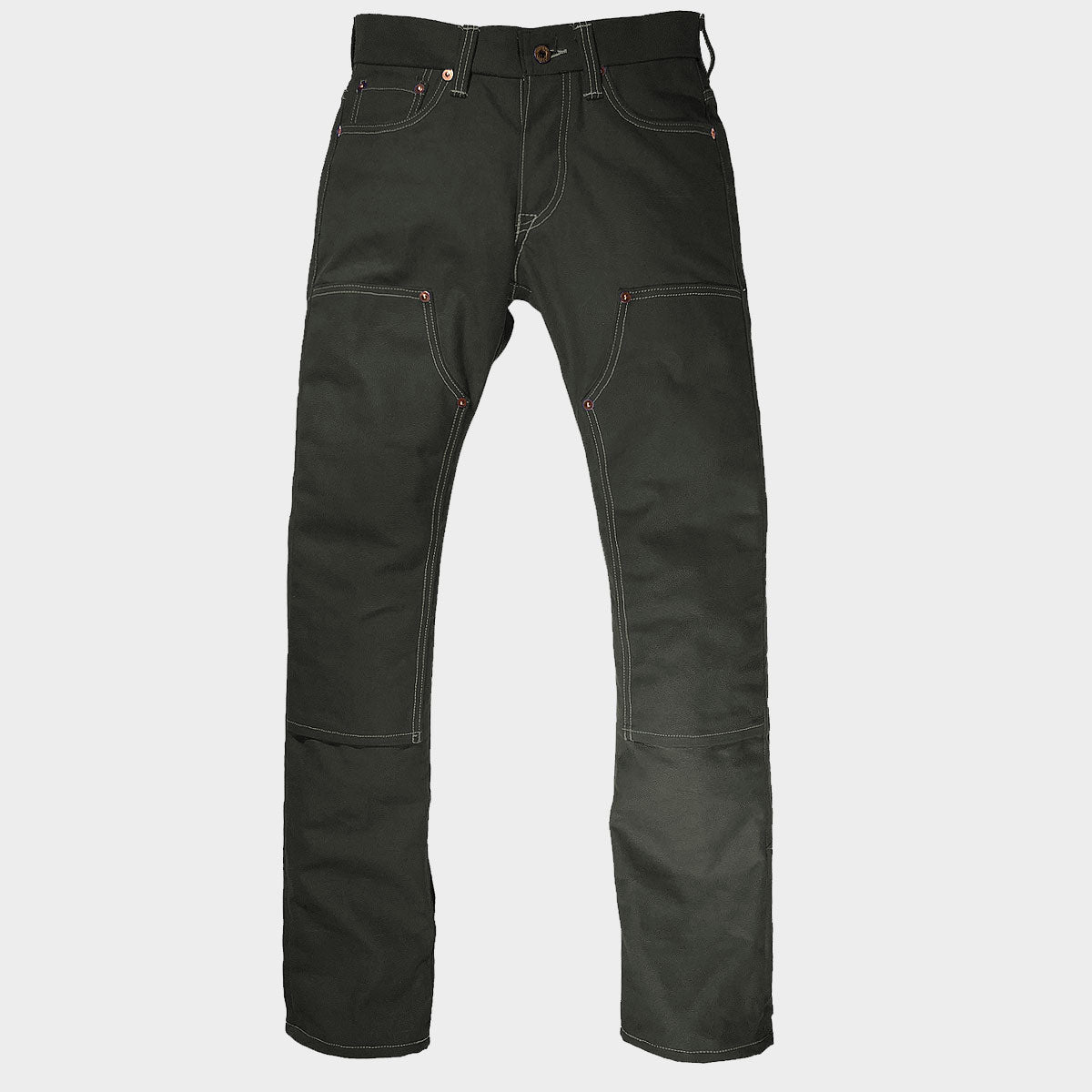 18oz Duck Canvas Olive 5 POCKET Version