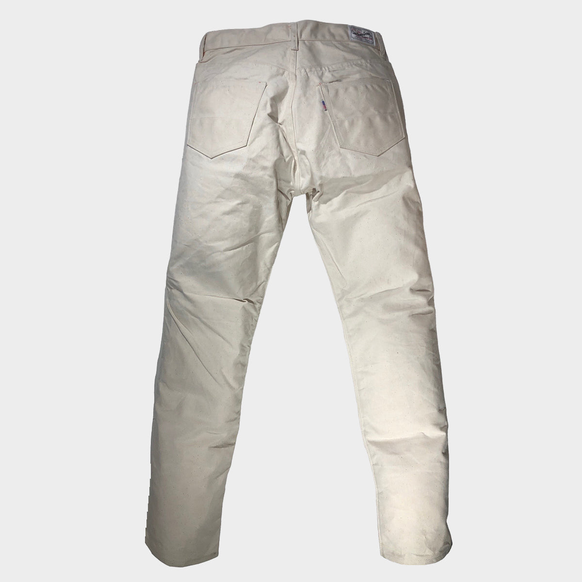 12oz Duck Canvas Off White 5 POCKET Version