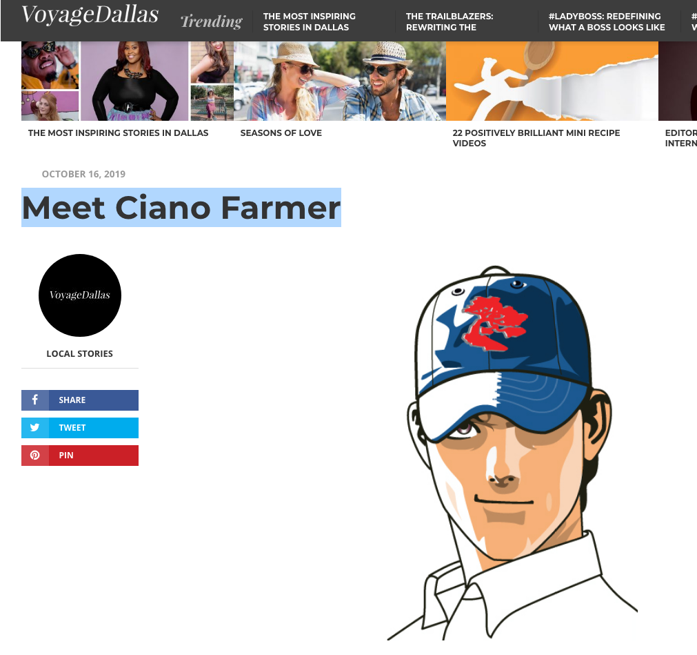 Meet Ciano Farmer