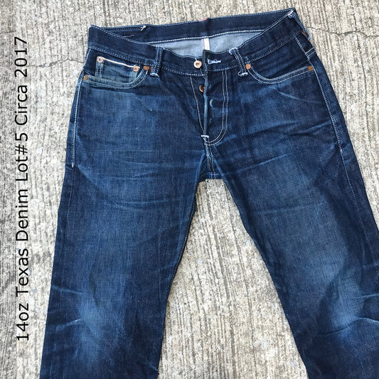 14oz Texas Denim Lot#5 Circa 2017