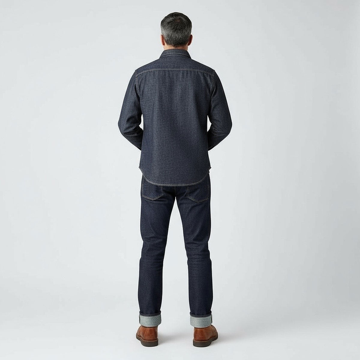 #0505 16oz Japanese INDIGO 'Secret Denim" Selvage Work Shirt