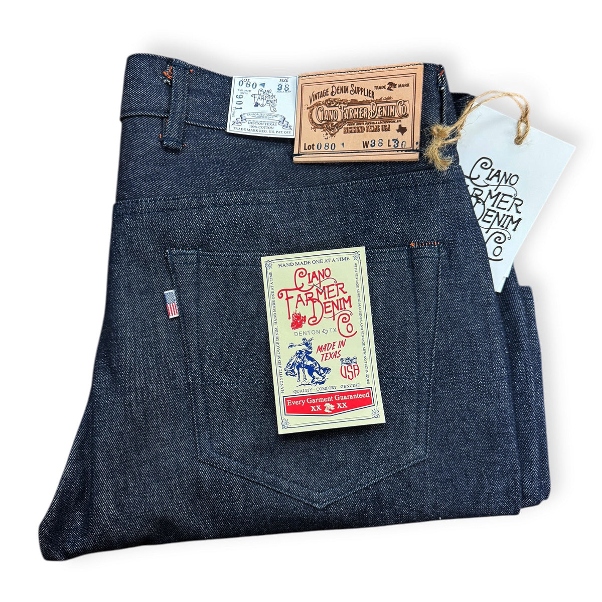 #080 14oz Cone Mills Selvedge 5 Pocket Model [Slim Fit 901]