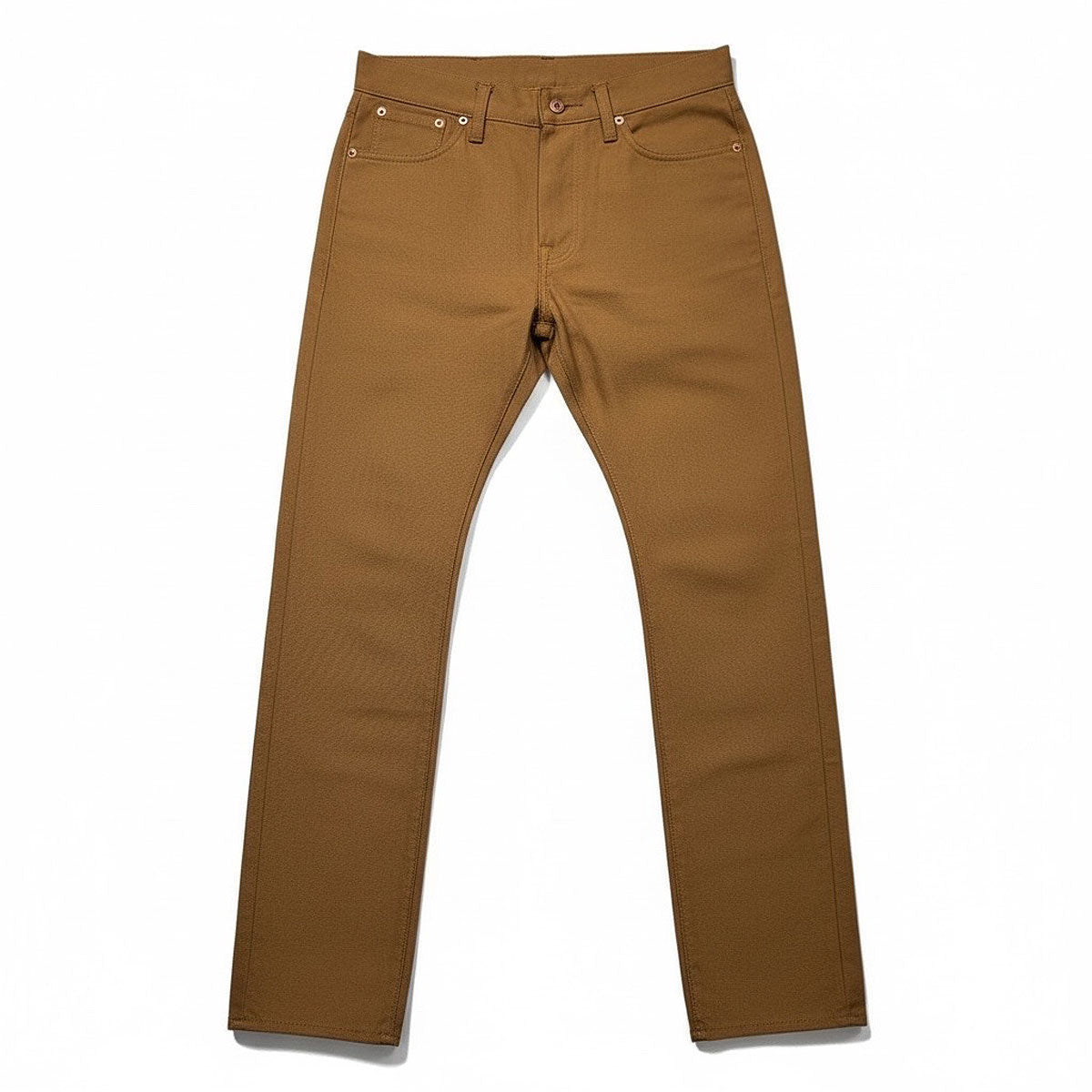OPSTK #131 10oz Duck Canvas Ochre Brown 5 Pocket Model [Slim Fit 901]