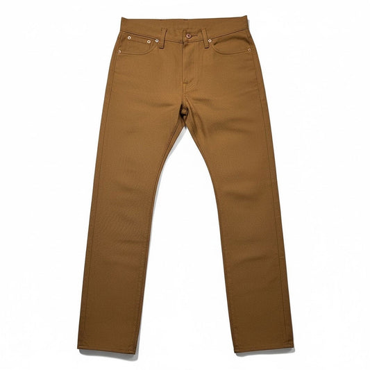 OPSTK #131 10oz Duck Canvas Ochre Brown 5 Pocket Model [Slim Fit 901]