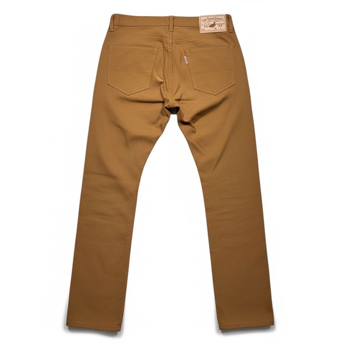 OPSTK #131 10oz Duck Canvas Ochre Brown 5 Pocket Model [Slim Fit