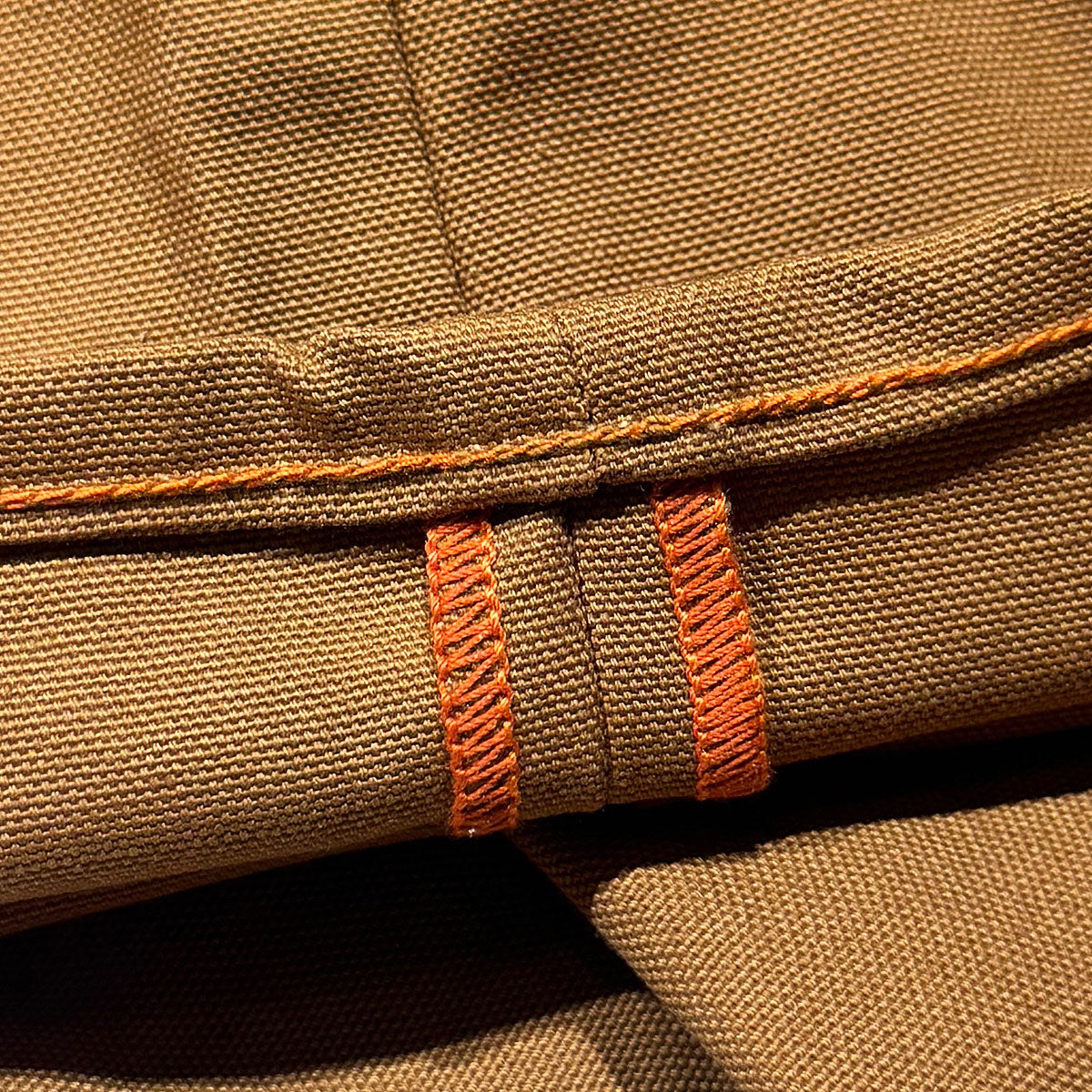 OPSTK #131 10oz Duck Canvas Ochre Brown 5 Pocket Model [Slim Fit 901]