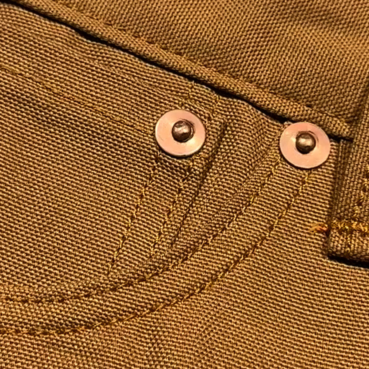 OPSTK #131 10oz Duck Canvas Ochre Brown 5 Pocket Model [Slim Fit 901]