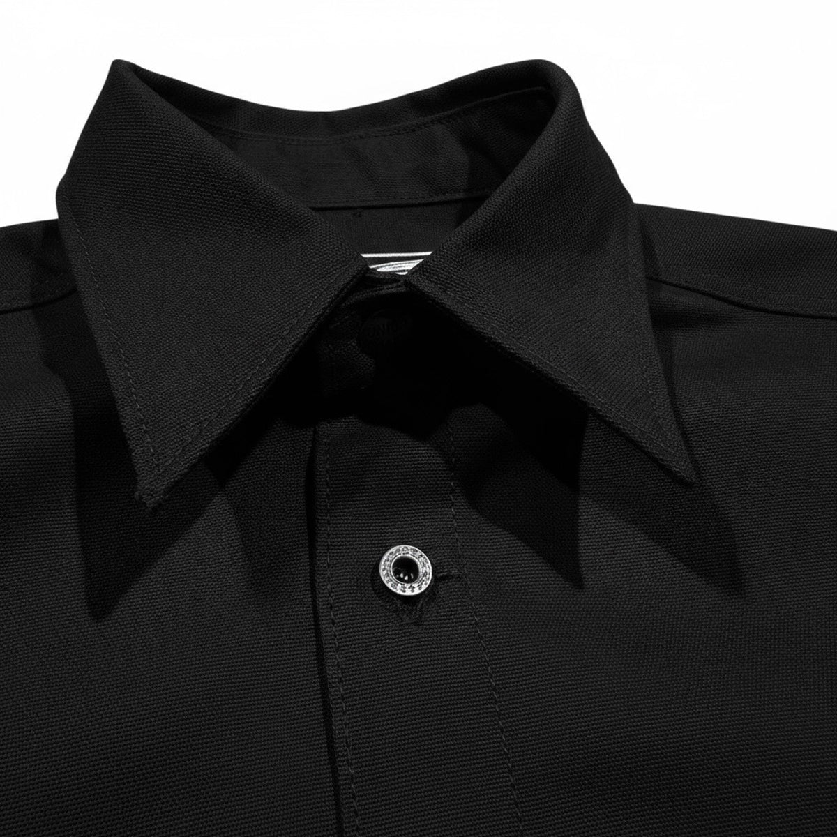 #133 12oz USA Duck Canvas Work Shirt Black