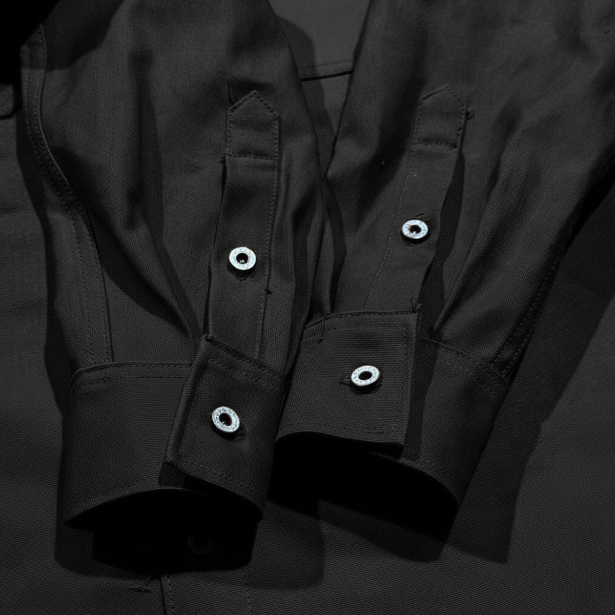 #133 12oz USA Duck Canvas Work Shirt Black