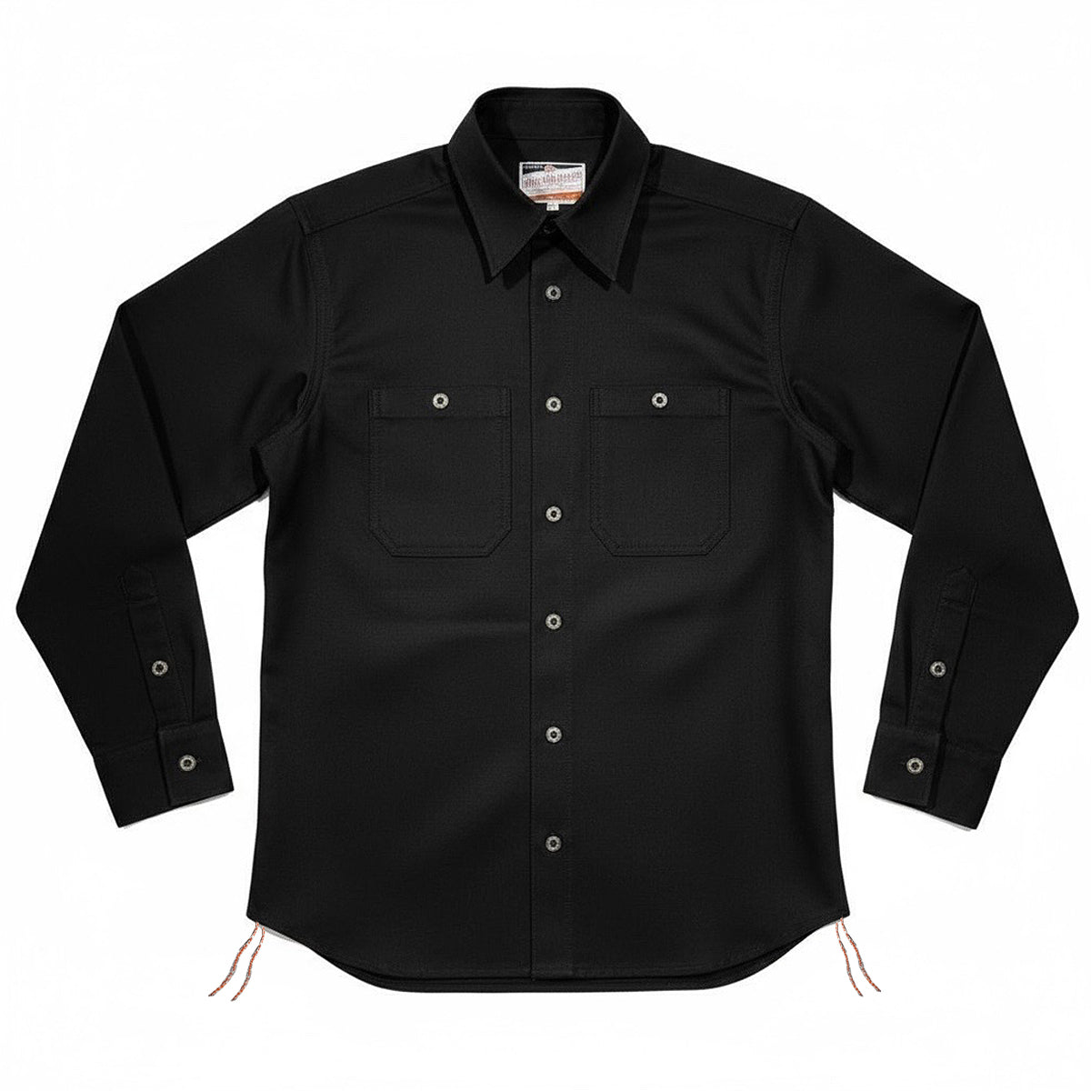 #133 12oz USA Duck Canvas Work Shirt Black