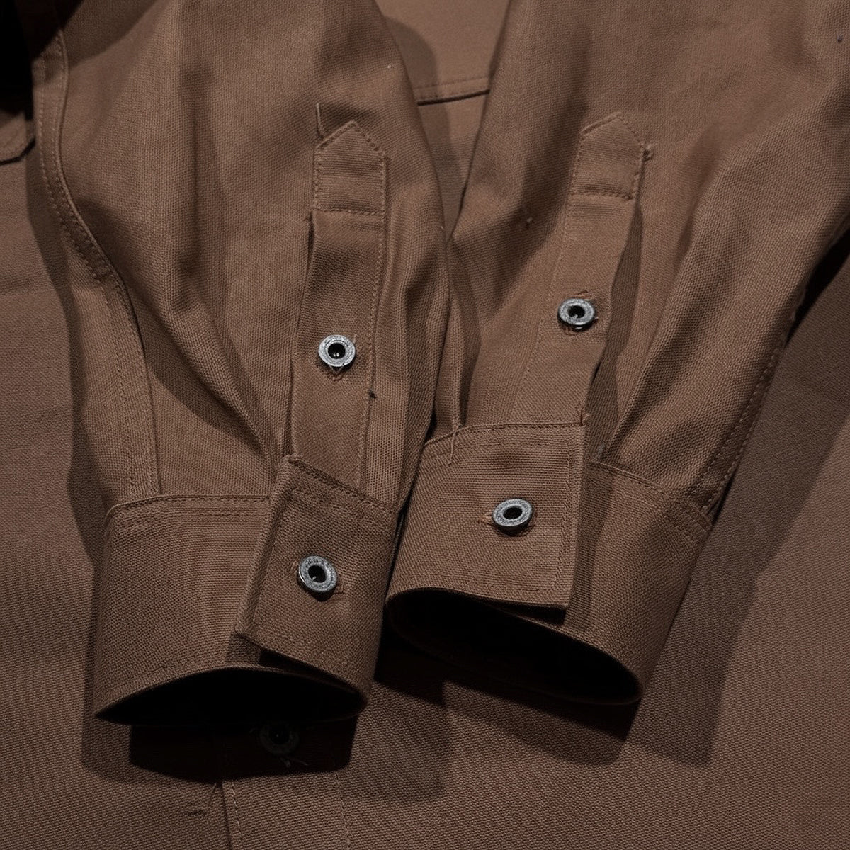 133 12oz USA Duck Canvas Work Shirt Timber Brown – CFDCo.