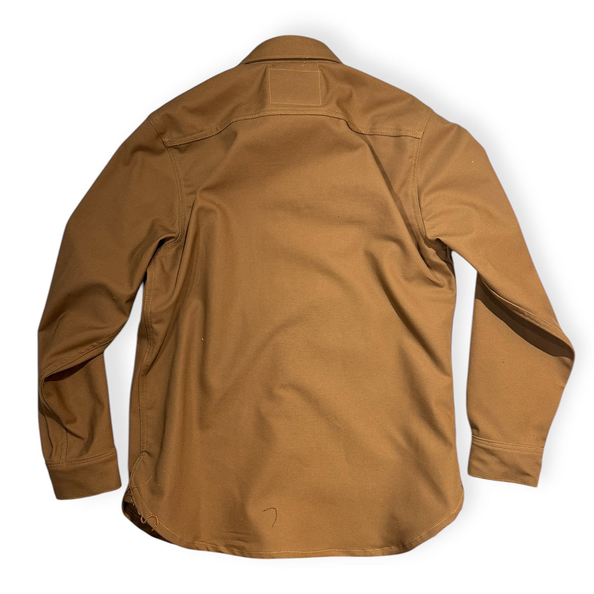 #133 12oz USA Duck Canvas Work Shirt Ochre Brown