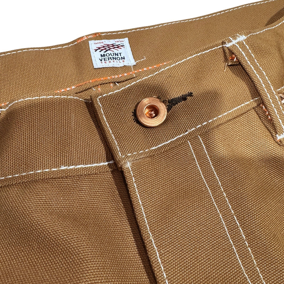 #133 12oz Duck Canvas Ochre 5 POCKET Version