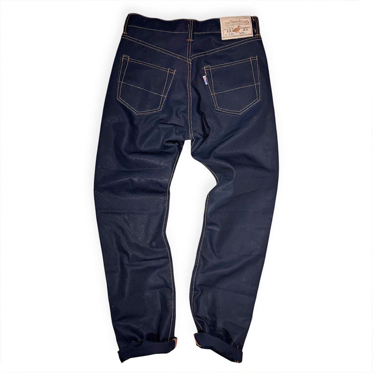 #133 12oz Duck Canvas Midnight Navy 5 Pocket Model [Miner Fit 997]