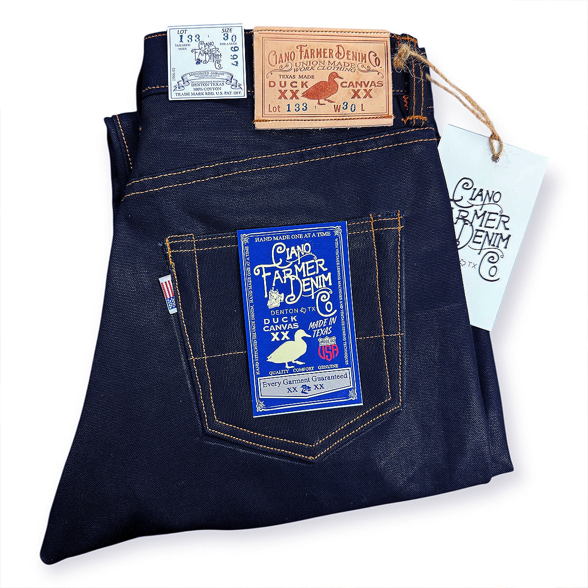 #133 12oz Duck Canvas Midnight Navy 5 Pocket Model [Miner Fit 997]