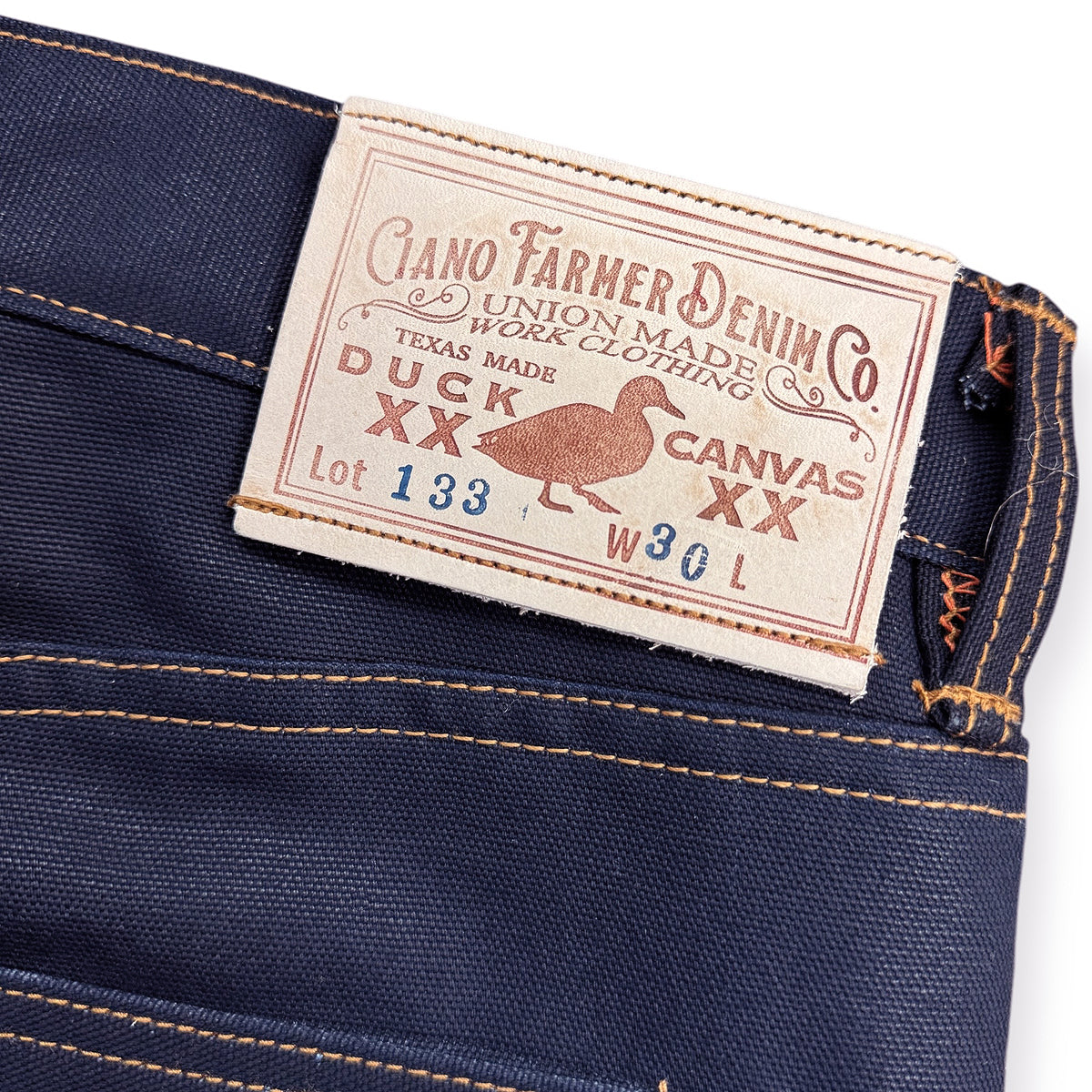 #133 12oz Duck Canvas Midnight Navy 5 Pocket Model [Miner Fit 997]