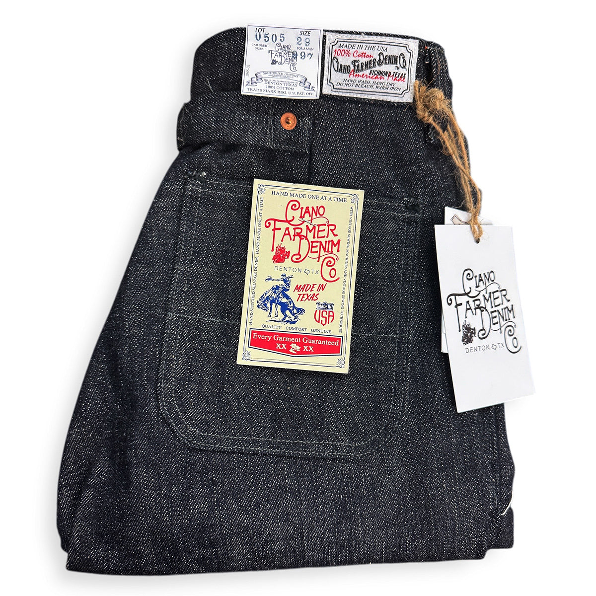 #0505 16oz Japanese INDIGO 'Secret Denim" Selvage Denim Chino Model [Miner Fit 997]