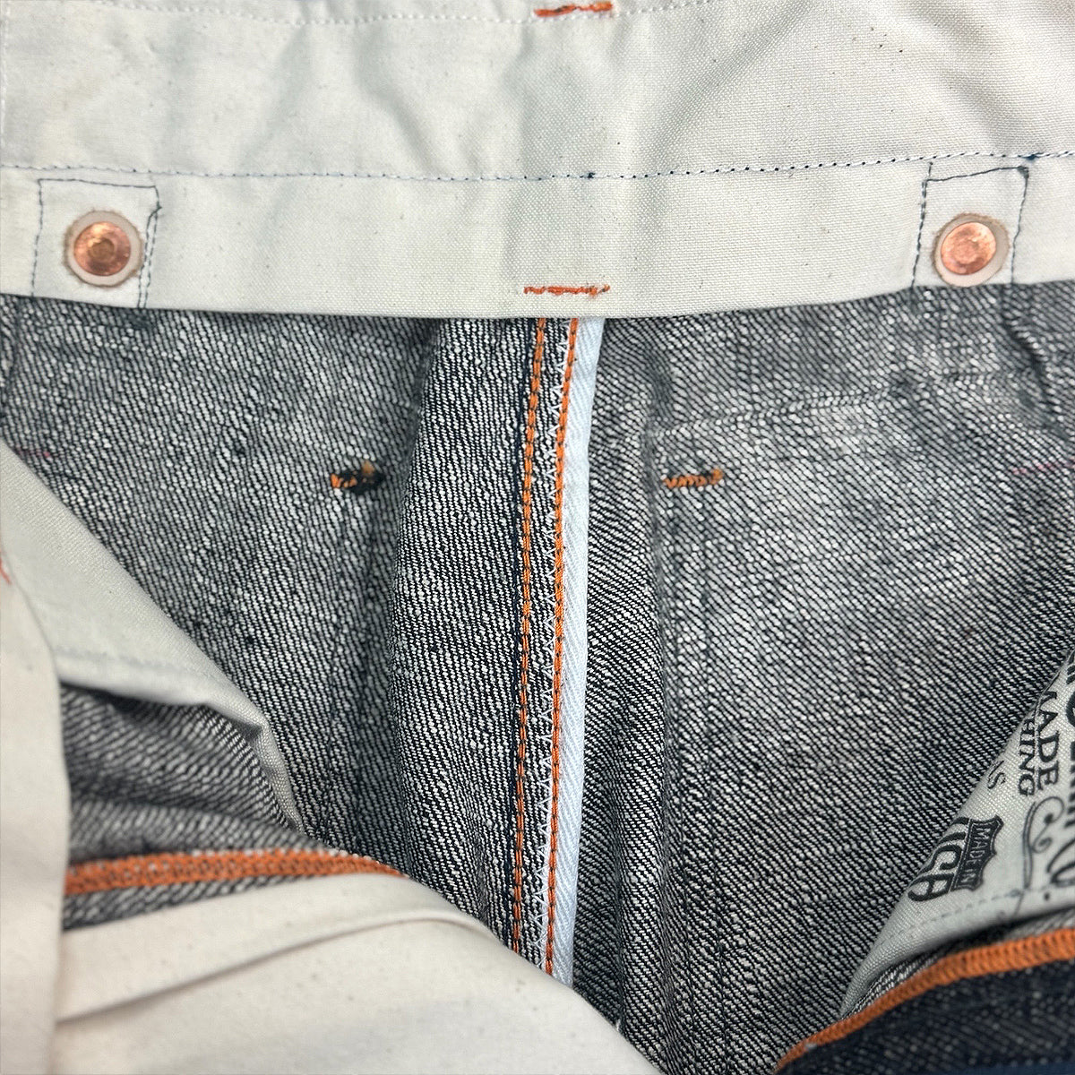 #0505 16oz Japanese INDIGO 'Secret Denim" Selvage Denim Chino Model [Miner Fit 997]