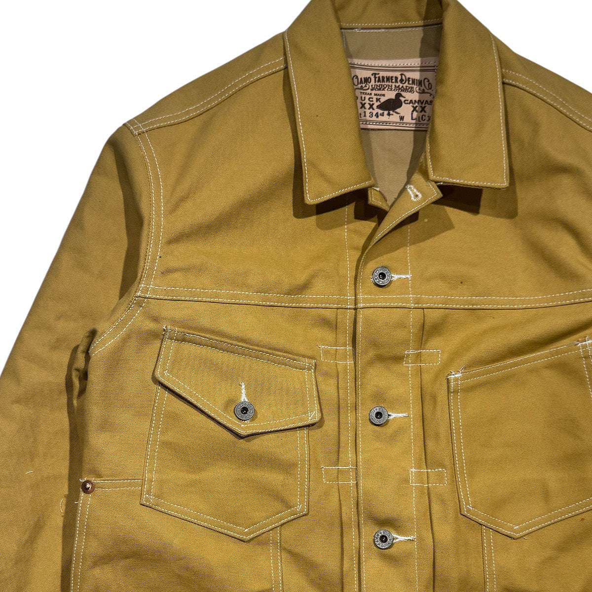 #134 18oz OCHRE Duck Canvas Field Hand Jacket