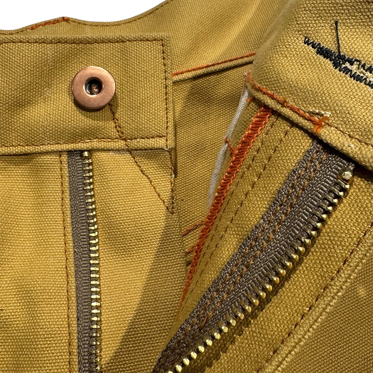 #134 18oz Duck Canvas 5 Pocket Model Lite Ochre