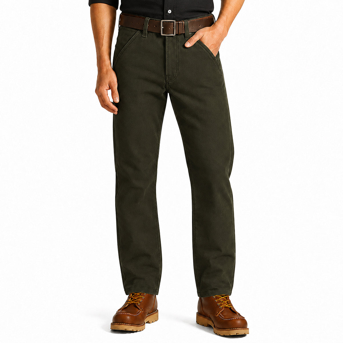 #134 18oz Duck Canvas Olive CHINO Version