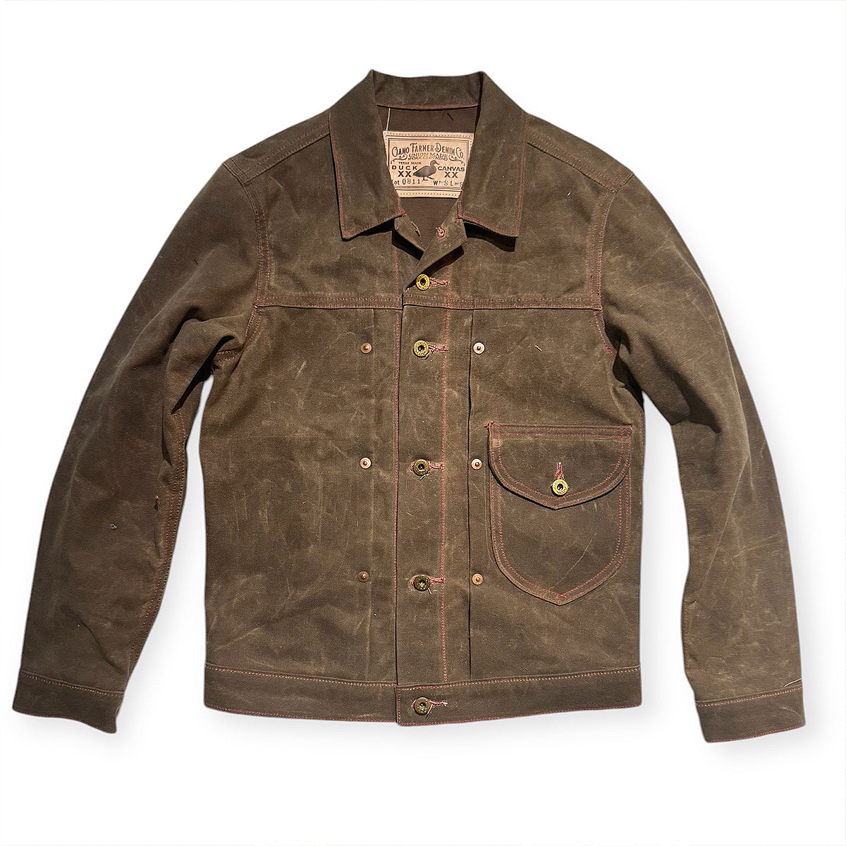 #3006 18oz Wax Duck Canvas William Harris Ranch Jacket Nutmeg Brown [Slim Fit]