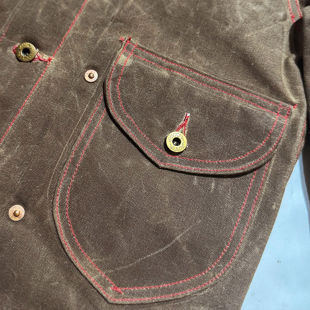 #3006 18oz Wax Duck Canvas William Harris Ranch Jacket Nutmeg Brown [Slim Fit]