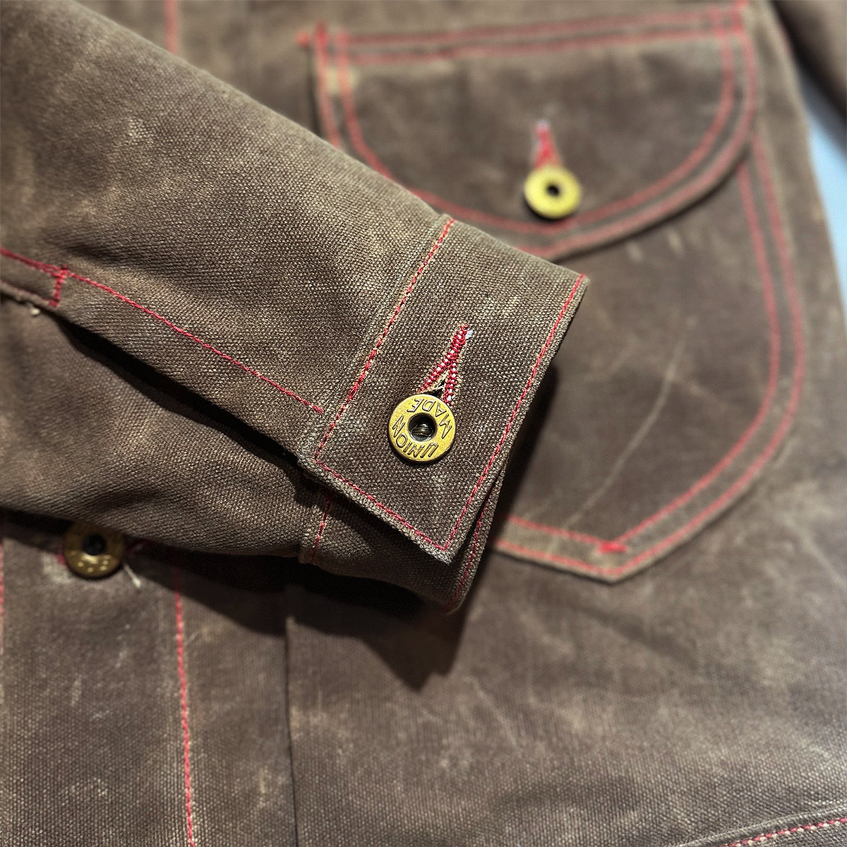 #3006 18oz Wax Duck Canvas William Harris Ranch Jacket Nutmeg Brown [Slim Fit]