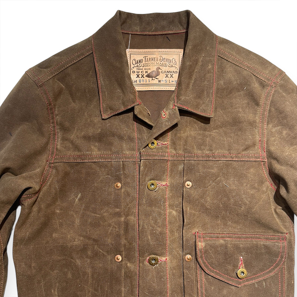 #3006 18oz Wax Duck Canvas William Harris Ranch Jacket Nutmeg Brown [Slim Fit]