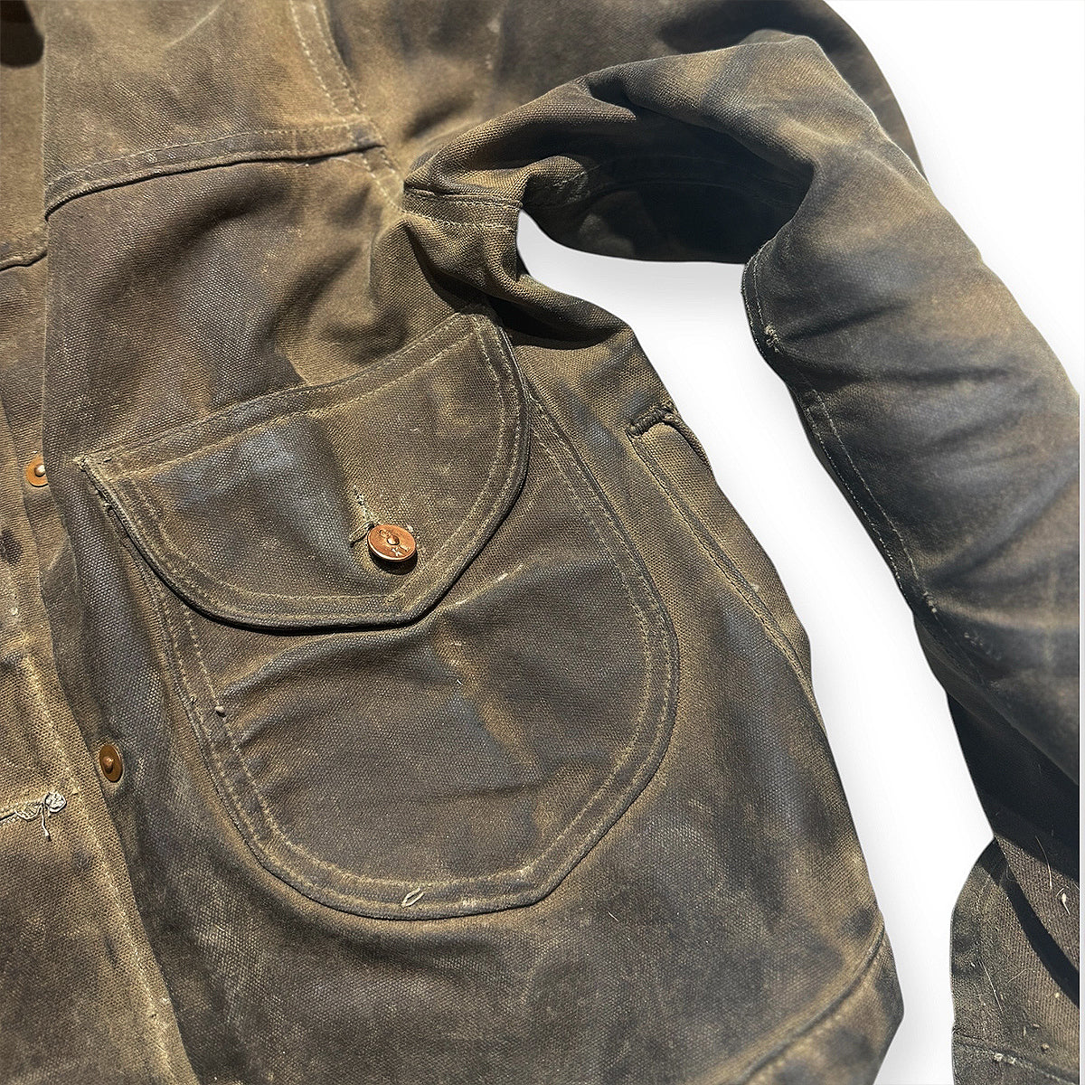#3006 18oz Wax Duck Canvas William Harris Ranch Jacket Nutmeg Brown [Slim Fit]