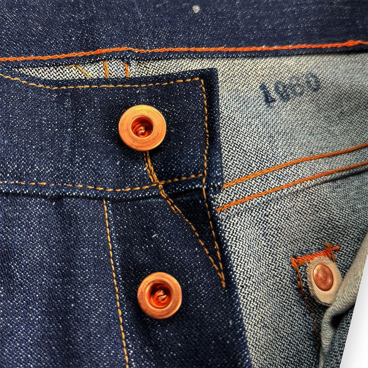 Vintage Dead Stock 1960s USA 15oz Broken Twill Selvage Denim