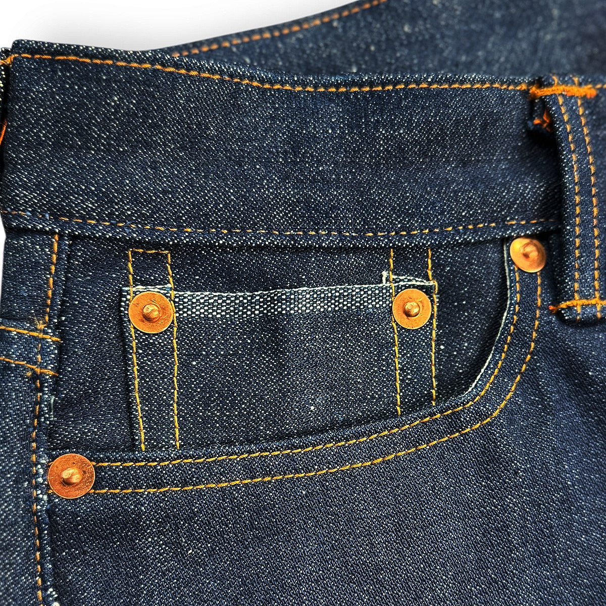 #60s〜J A Z dead Stock Vintage Dead Stock 1960s USA 15oz Broken Twill Selvage Denim