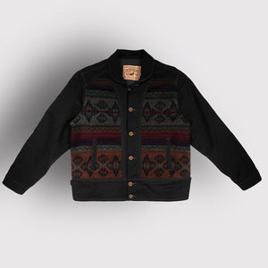 18oz Black Duck Canvas Cossack Jacket w/ Wool Insets