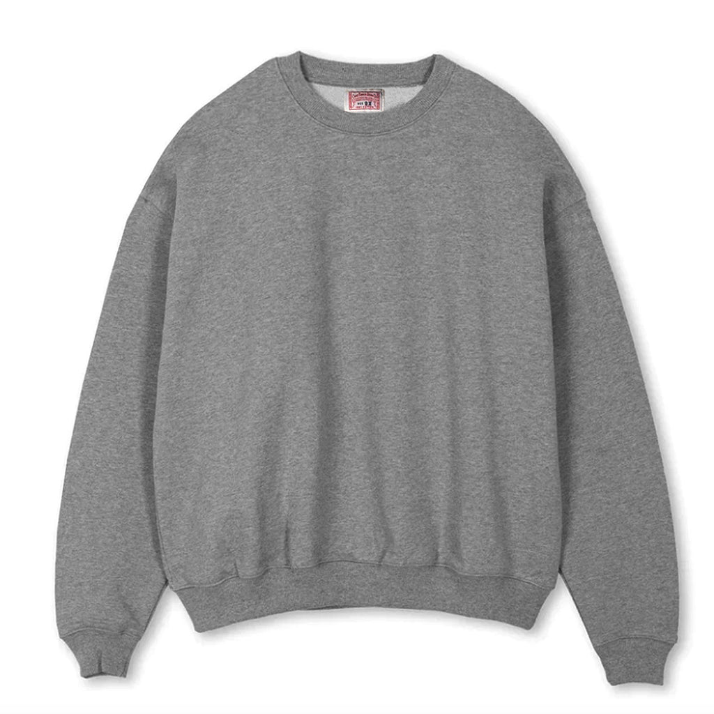 32oz Ultra-HEAVYWEIGHT CREWNECK - HEATHER GREY French Terry
